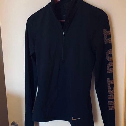 Nike pro warm halfzip treningsgenser