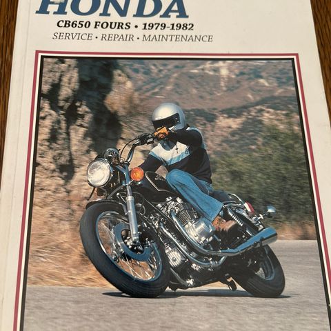 Honda service manual CB 650 fours