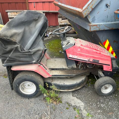 mtd traktorklipper med oppsamler