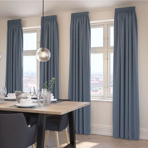 Blackout curtain ALDRA 1x140x300 blue