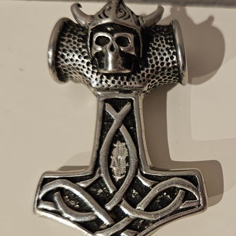 Anheng  Viking Skull Thor's Hammer