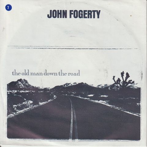 John Fogerty " The Old Man Down The Road / Big Train  " Single selges for kr.25