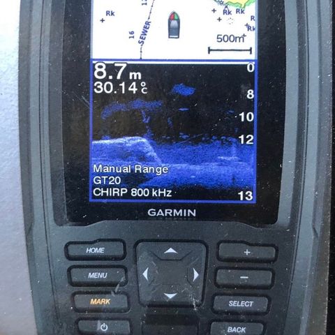 Garmin Echomap plus 42CV m. Svinger og kart