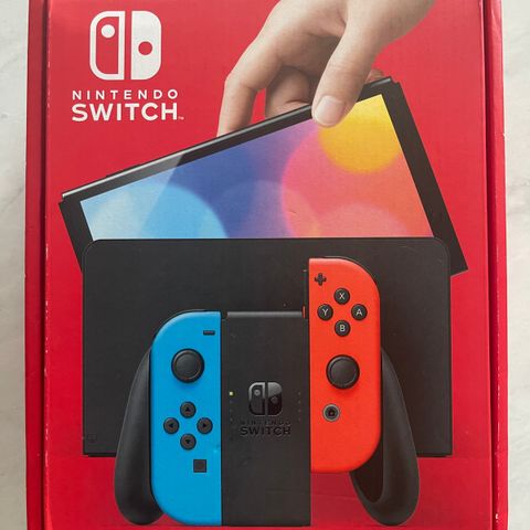 Nintendo switch Black med 2 år Garanti