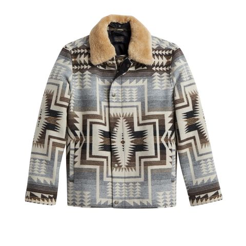 Pendleton Silverton Shearling-Collar wool coat