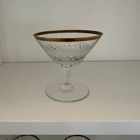 KrystallGlass / Gold Minton Rim