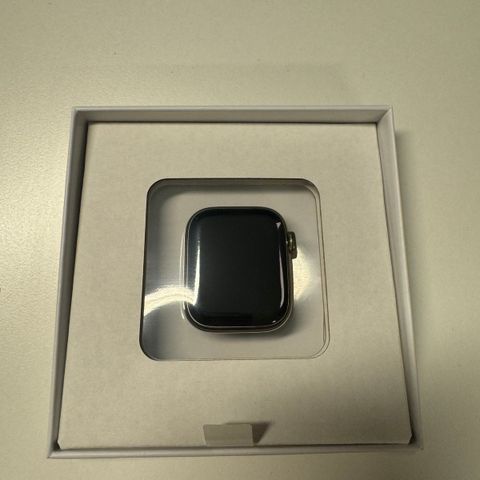 Helt Ny Apple Watch Series 7, 41mm Rustfritt Stål Gull (Cellular)