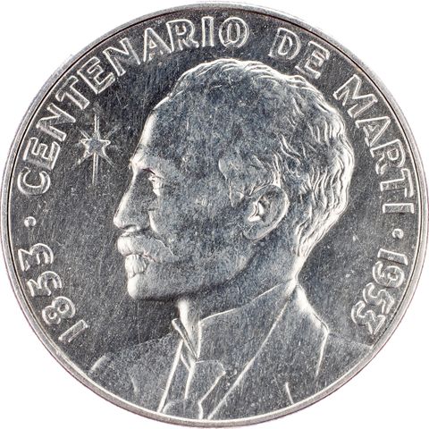 Cuba, 1 Peso, 1953