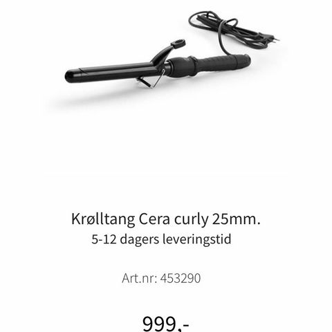 Cera curling iron 25