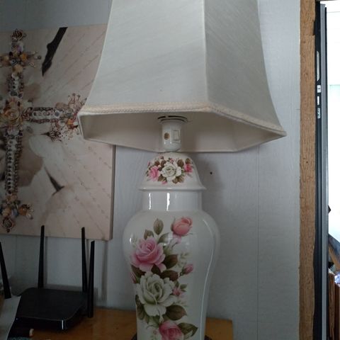 Vintage porselens Lampe