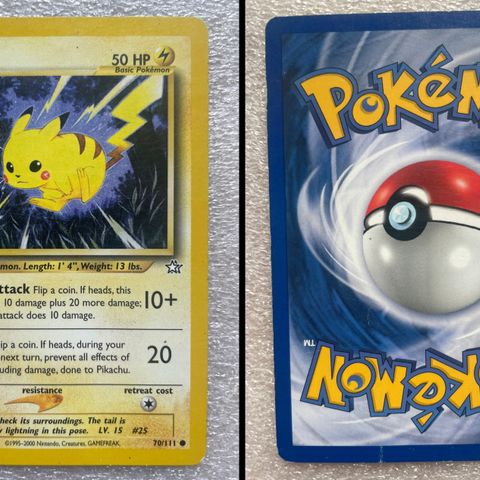 Pokemonkort Pikachu fra Neo Genesis #70/111 common