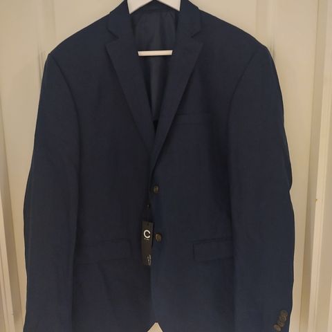 Ny dressjakke/blazer i lin fra Cubus, str.52/M