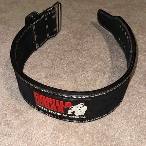 Powerlifting Belt fra Gorilla Wear