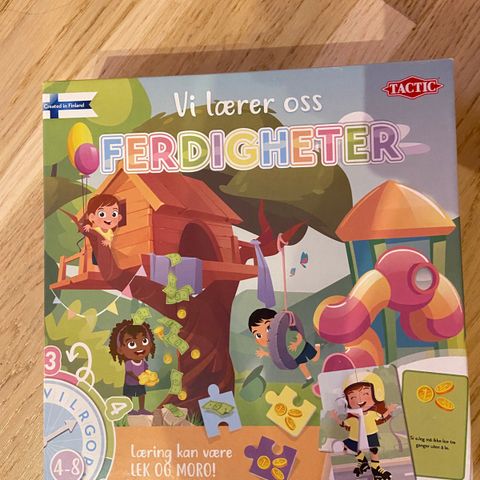 Vi lærer oss ferdigheter - brettspill