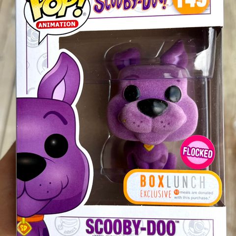 Funko Pop! Scooby-Doo (Flocked) (Purple) | Scooby-Doo! (149)