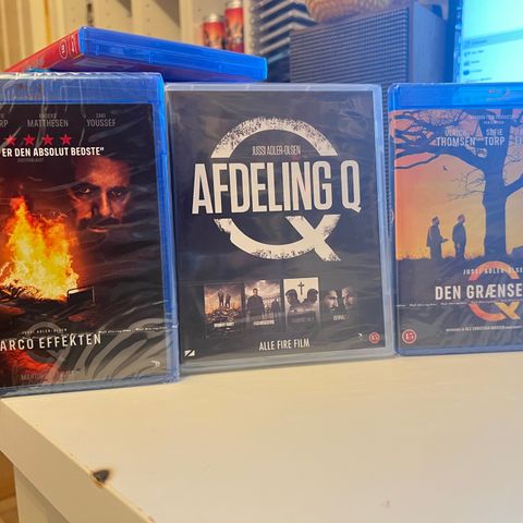 Afdeling Q. Jussi Adler-Olsen. Blu-ray. Komplett, alle 6 filmene