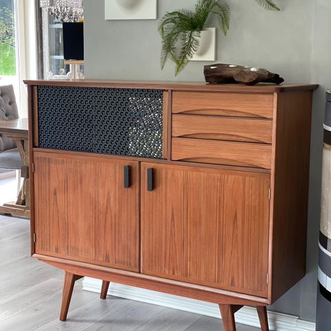 Unik retro teak skjenk/minibar