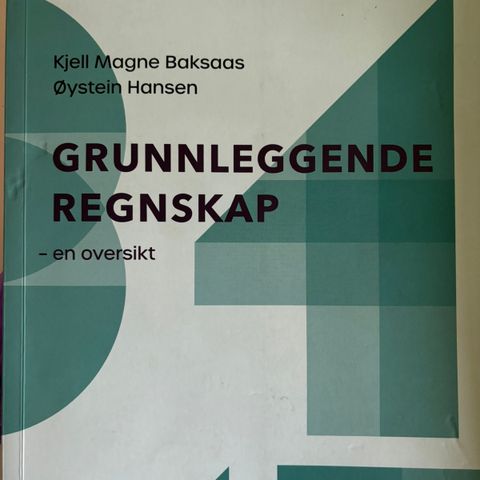 Grunnleggende regnskap