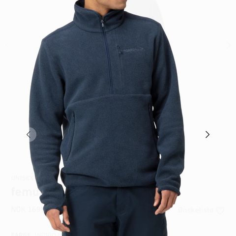 Norrøna warm2 halfzip fleece