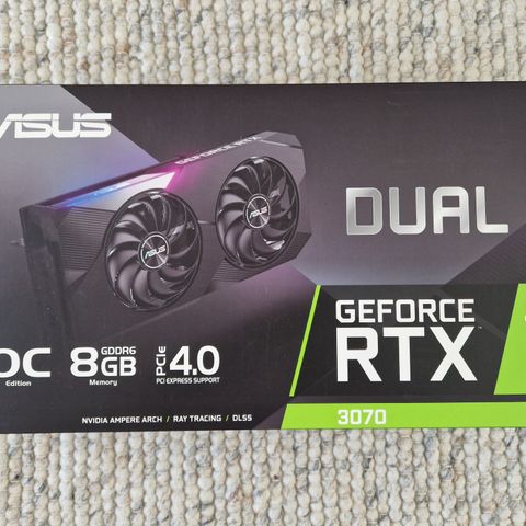 ASUS GeForce RTX 3070 Dual OC (8GB GDDR6)