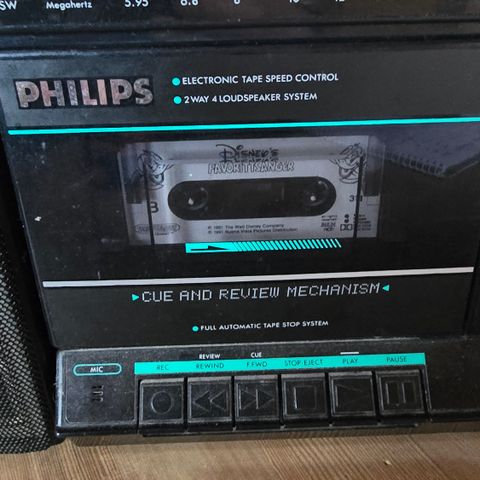 Philips stereo kassettspiller / radio