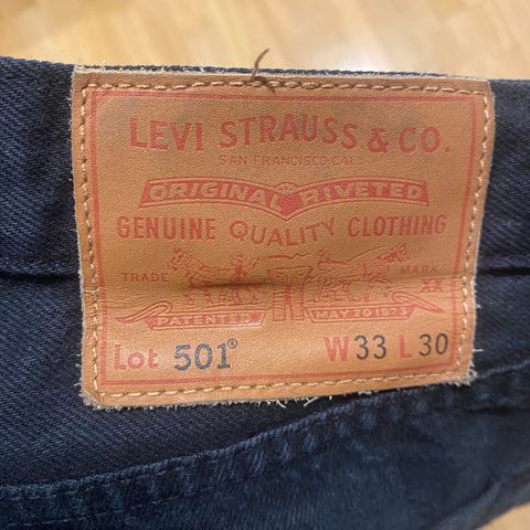 Levis 501 bukse