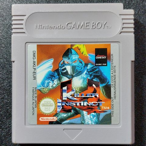 "KILLER INSTINCT" til Nintendo Game Boy (DMG-01)