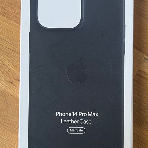 Apple Pro Max skinn lær deksel nypris 600