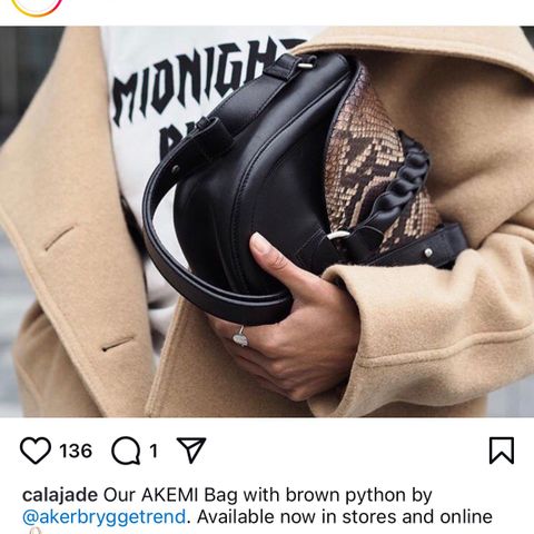 Nydelig Cala Jade Akemi Black Brown Python