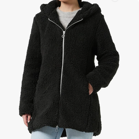 Urban Classics Ladies Sherpa Jacket, Str.xs. STOR i str. NY.