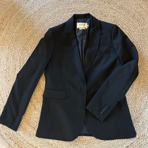 Stripete sort blazer