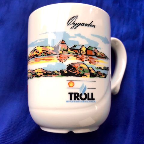 Troll gass - Norske Shell - Figgjo krus 1996