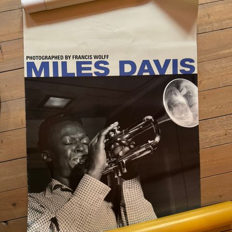 Plakat Miles Davis.