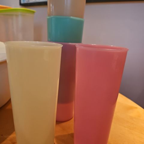 Tupperware drikkeglass