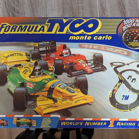 Formula TYCO Monte Carlo bilbane *samlerobjekt*/nostalgi