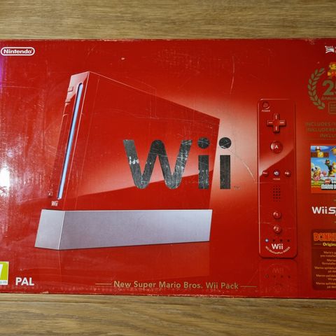 Nintendo Wii  Super Mario 25 års spesial edition