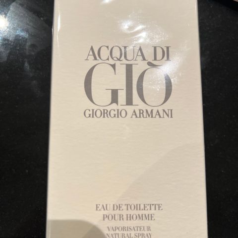 Giorgio Armani- Acqua di Gio' Pour Homme 100ml EDT Brand new sealed