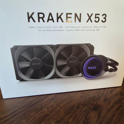 Kraken X53 AIO cpu cooler