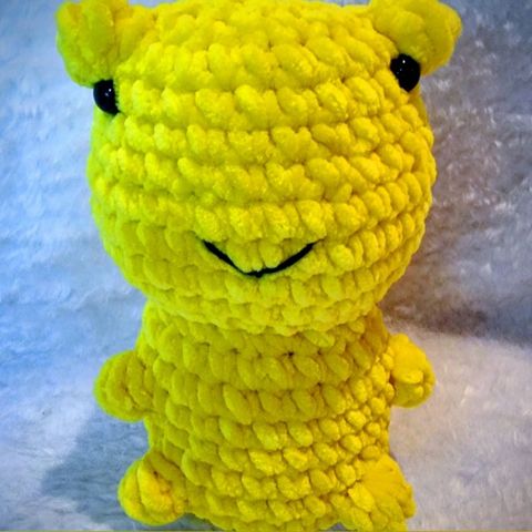 Amigurumi frosk