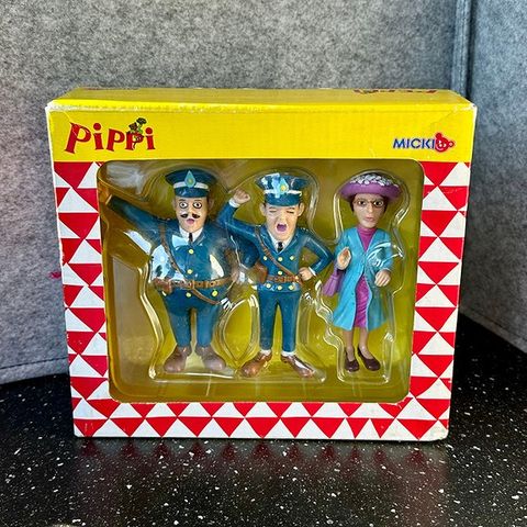 Pippi Langstrømpe figurer (uåpnet pakke)