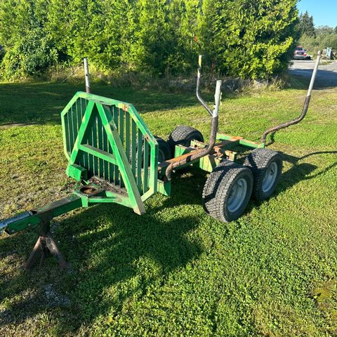 Tømmerhenger atv, liten traktor