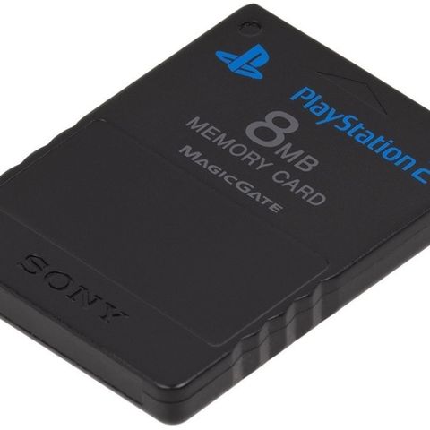 Playstation 2 Originalt Memory Card