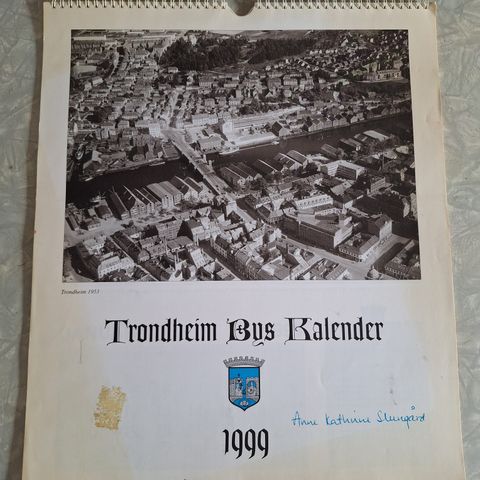 Trondheim bys kalender 1999