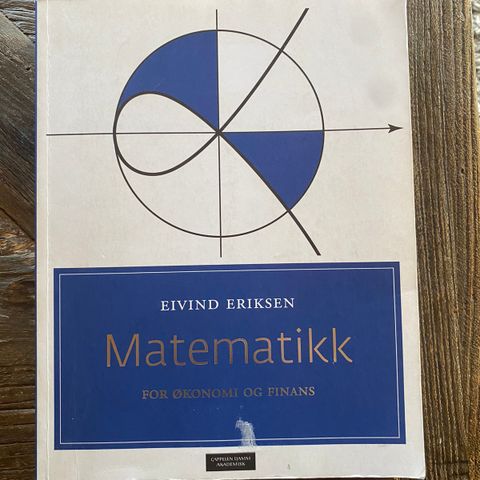 Matematikk for økonomi og finans