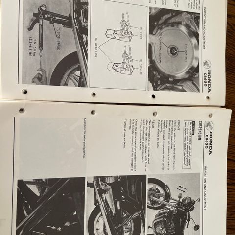 Honda CB 650 manual - original