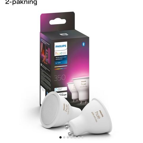 Philips Hue 350 Bluetooth 2-pakning NY!