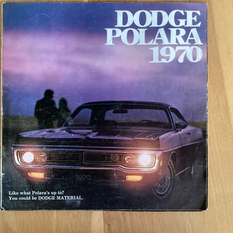 DODGE POLARA 1970 brosjyre. Kan sendes med Postnord 69kr