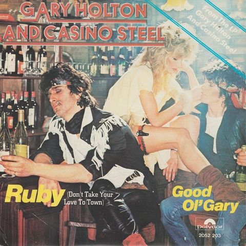 Gary Holton And Casino Steel " Ruby / Good Ol' Gary " Single selges for kr.25