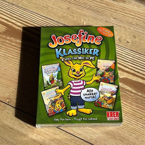 JOSEFINE Klassiker (4 stk PC-spill) - NY i plast !