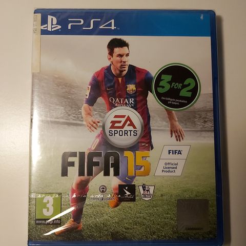 Uåpnet FIFA 15 til PS4/ PS5